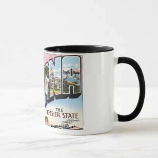 Mug L'Indiana - conception vintage de Postacard
