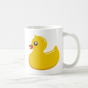 Mug L'industrie graphique en caoutchouc jaune de