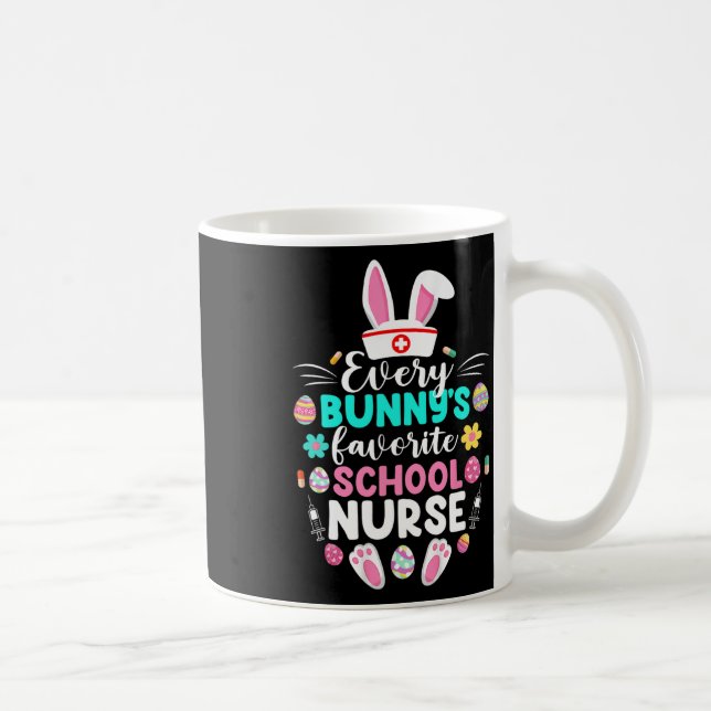 Mug L'infirmière de l'école préférée de chaque lapin D (Droite)