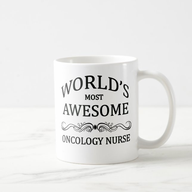 Mug L'infirmière de l'oncologie la plus (Droite)