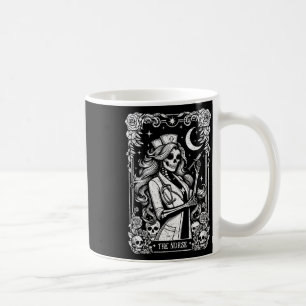 Mug L'infirmière Skeleton Tarot Card Drôle infirmière