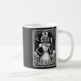 Mug L'Infirmière Skeleton Tarot Card Funny Nurse Rn Lp