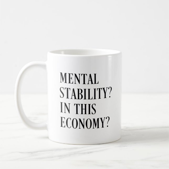 Mug L'inflation dans cette économie drôle prix de l'ép (Gauche)