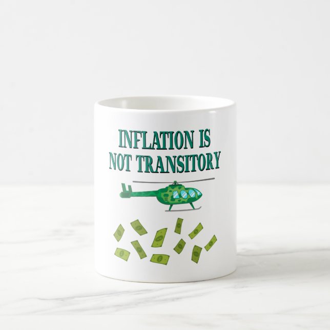 Mug L'inflation n'est pas transitoire (Centre)