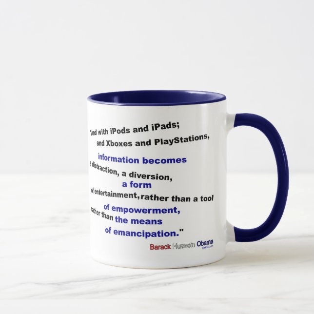Mug L'information est une distraction (Droite)
