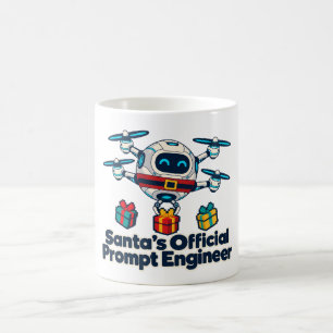 Mug L'ingénieur de prompt officiel des Pères Noël Robo