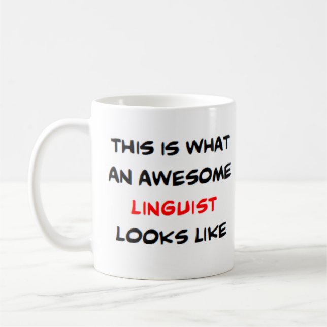 Mug linguiste, génial (Gauche)