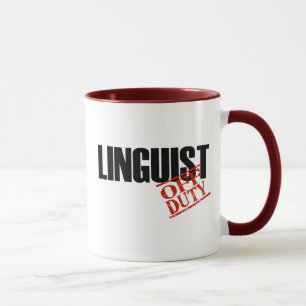 MUG LINGUISTE QUI N'EST PAS DE SERVICE