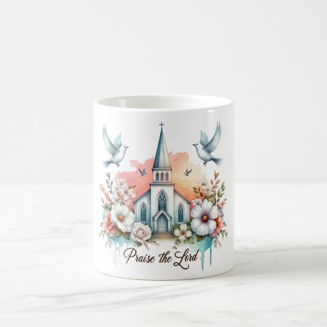 Mug L'Inspiration Chrétienne Louange Le Seigneur (Centre)