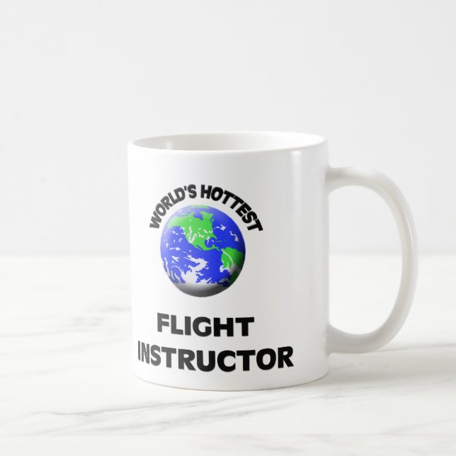 Mug L'instructeur du vol le plus chaud du monde (Droite)