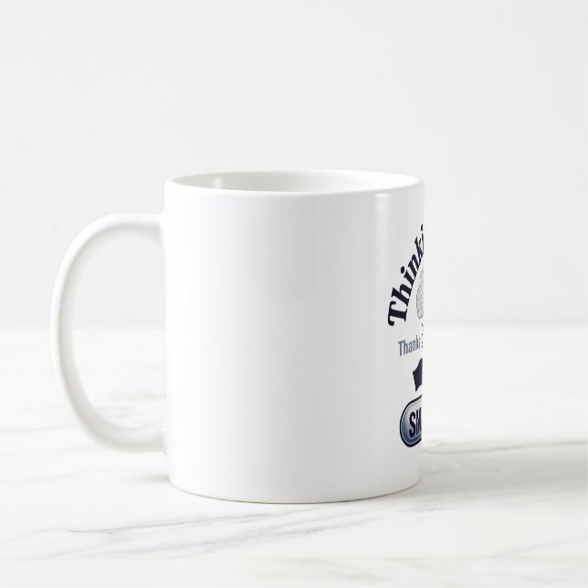 Mug L'intelligence artificielle Penser un Humour plus  (Gauche)
