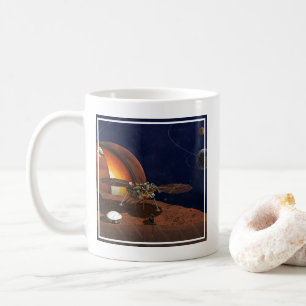 Mug L'interprétation de l'artiste de la Lander de visi