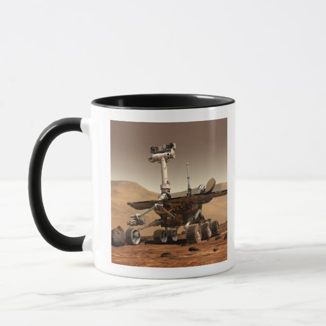 Mug L'interprétation de Mars Rover par un artiste (Gauche)