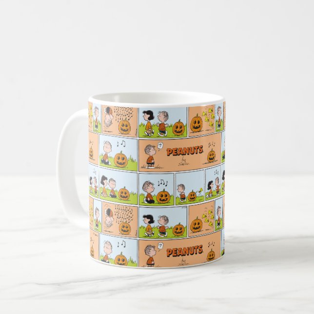 Mug Linus & Lucy | Chanter Jack-O-Lantern (Devant gauche)