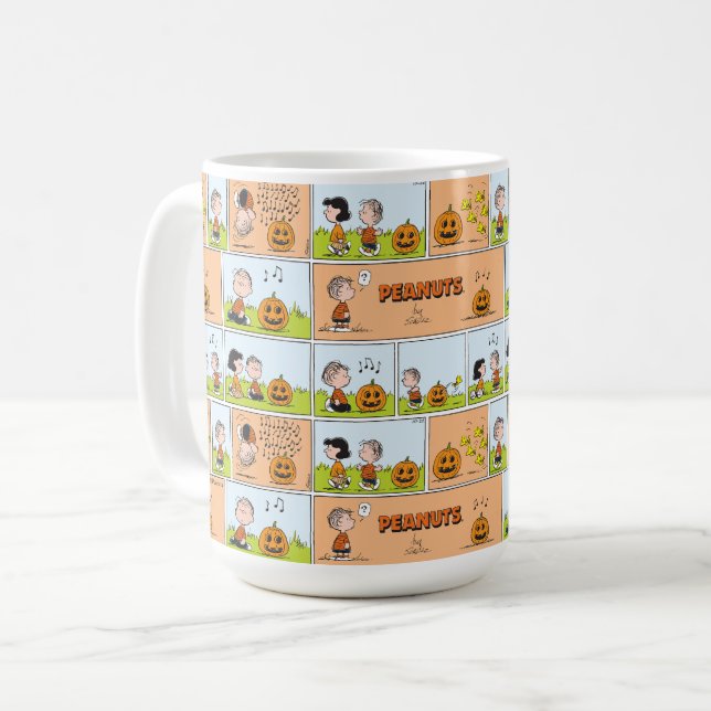 Mug Linus & Lucy | Chanter Jack-O-Lantern (Devant gauche)