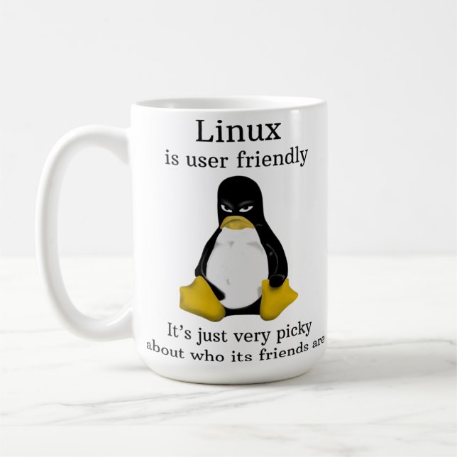 Mug Linux Édition Limitée  (Gauche)