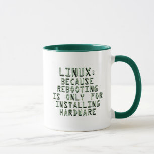 Mug Linux : Puisque la remise à zéro est seulement