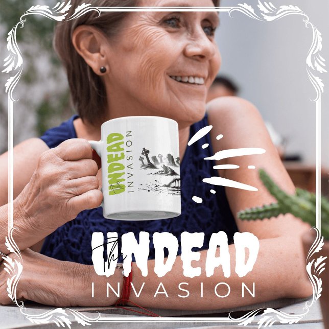 Mug L'invasion des morts-vivants (The Undead Invasion cover from The Beekeeper Store)