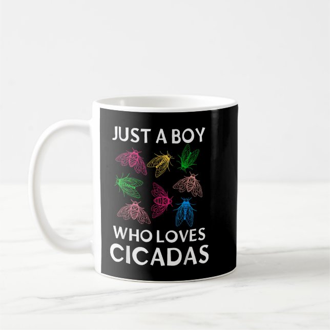 Mug L'invasion du Canada, un garçon qui aime les Cicad (Gauche)