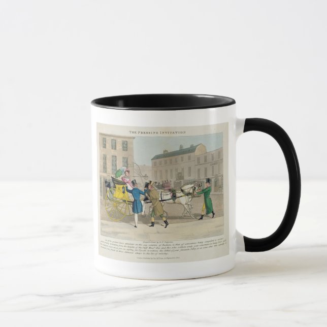 Mug L'invitation pressante, 'des trous à la mode, (Droite)