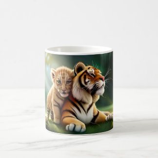 Mug Lion avec bébé