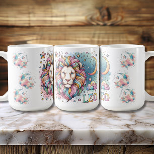 Mug Lion Coloré Astrologie Zodiaque Lion