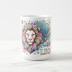 Mug Lion Coloré Astrologie Zodiaque Lion