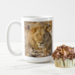 Mug Lion courageux et courageux