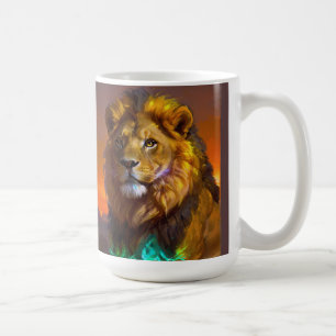 Mug Lion d'Afrique au lever du soleil