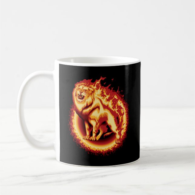 Mug Lion de feu (Gauche)