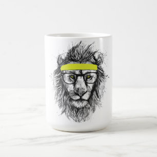 Mug lion de hippie