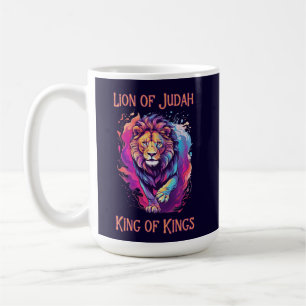 Mug Lion de Juda Foi chrétienne Cadeau Jésus