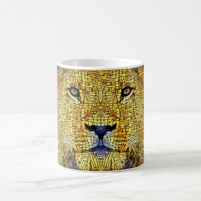Mug Lion de Mosaïque (Centre)