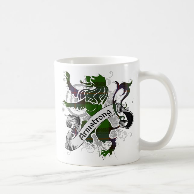 Mug Lion de tartan d'Armstrong (Droite)