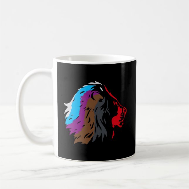 Mug Lion du Mixed martial art brésilien Jiu Jitsu Belt (Gauche)