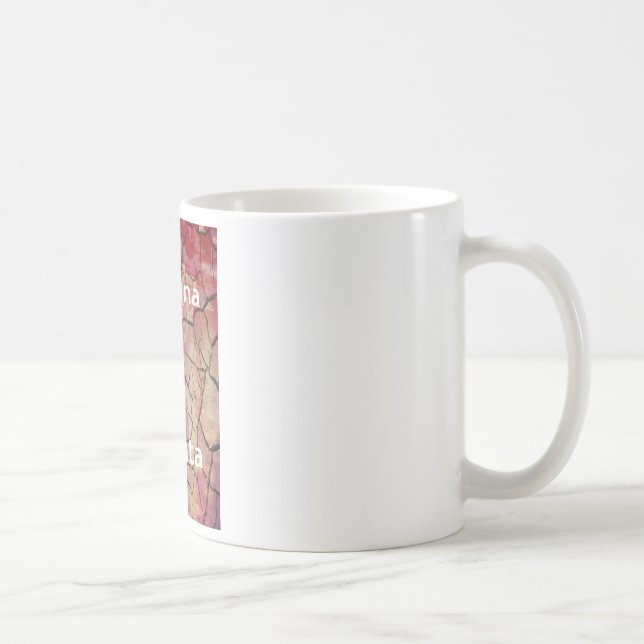 Mug Lion Elégant Terre : Hakuna Matata Design textuel (Droite)