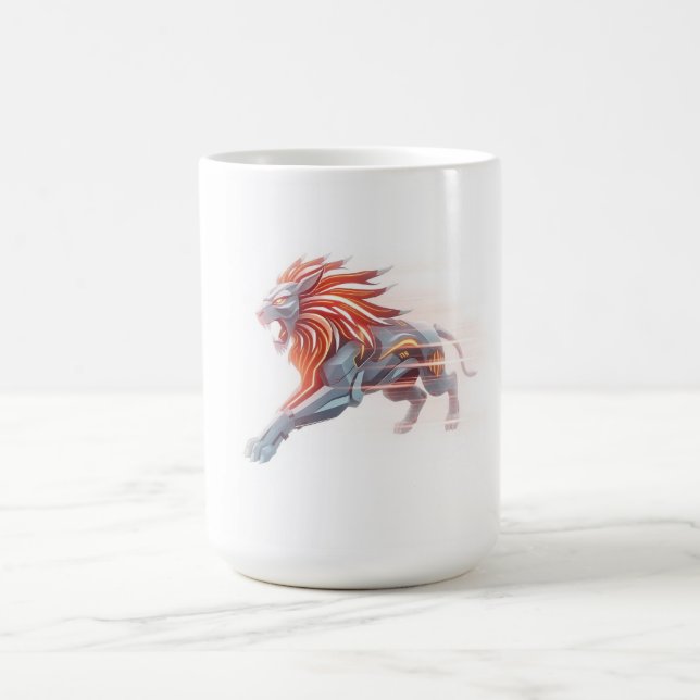 Mug Lion en Course (Centre)