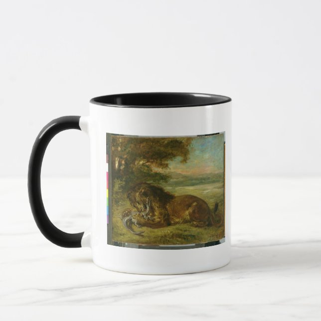 Mug Lion et alligator, 1863 (Gauche)