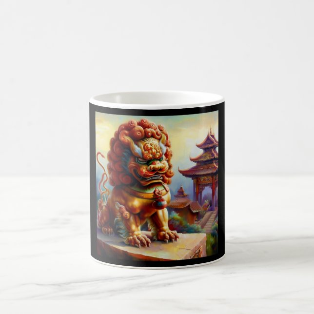 Mug Lion Foo Chinois (13) (Centre)