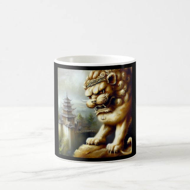 Mug Lion Foo Chinois (19) (Centre)