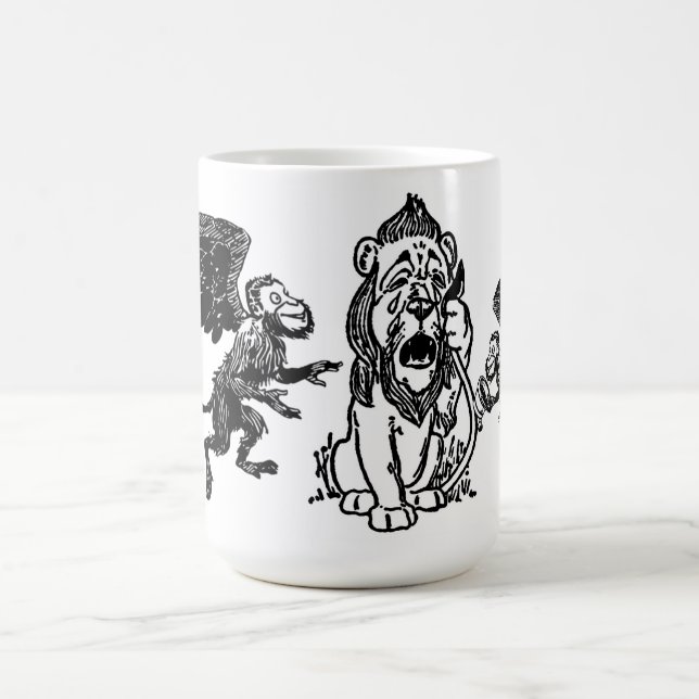Mug Lion lâche, singes volants à ailes magicien d'Oz (Centre)