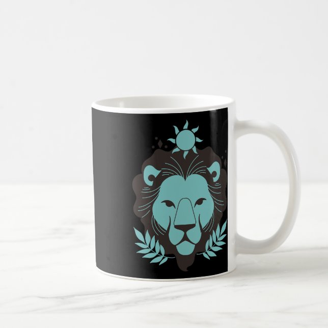 Mug Lion Leo Halloween Zodiaque Horoscope Astrologie (Droite)