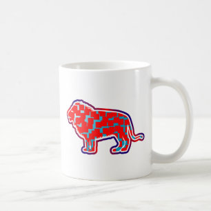 Mug Lion (Motif rouge)
