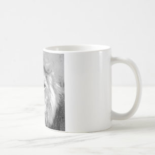 Mug Lion noir blanc