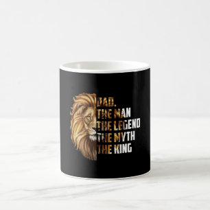 Mug Lion Papa L'Homme La Légende Le Mythe Le Roi