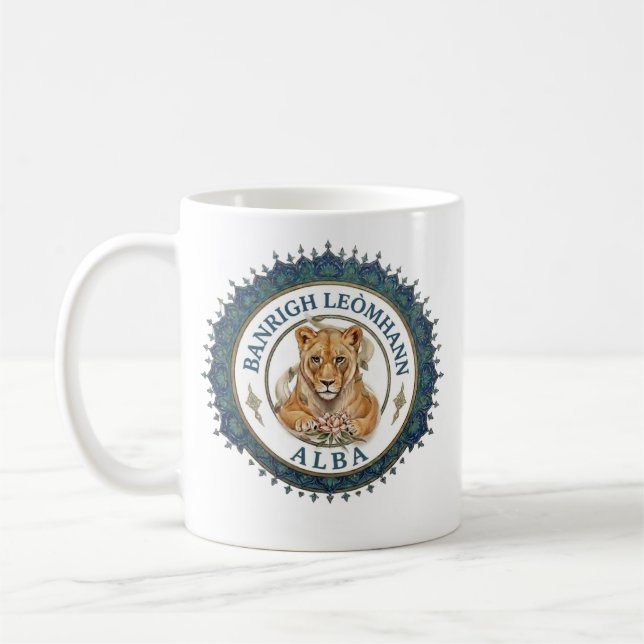 Mug Lion Queen. Scotland (Gauche)