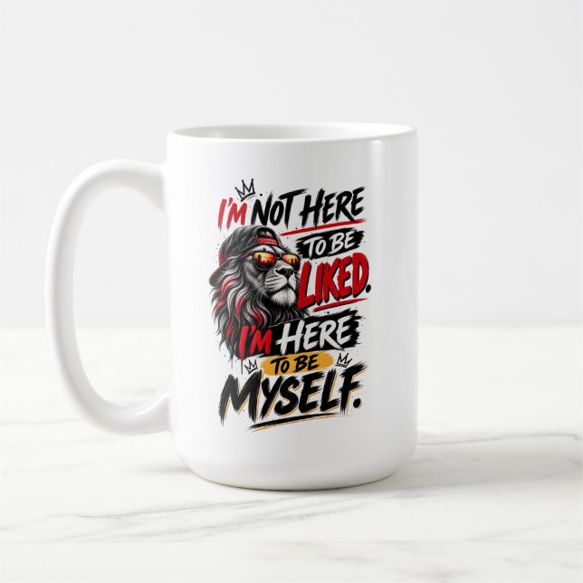 Mug Lion Street Style | Soyez Vous-Même Design (Gauche)