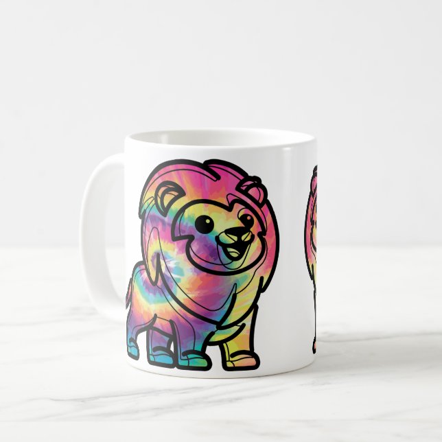 Mug Lion Tie-Dye (Devant gauche)