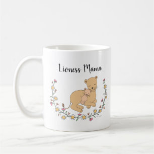 Mug Lioness mama Lion mère forte mère puissance mèr