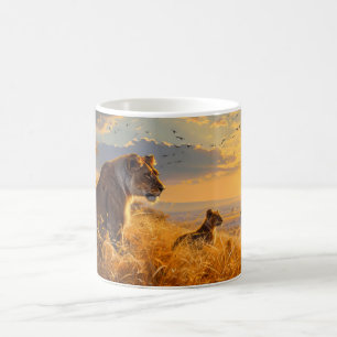 Mug Lionne africaine